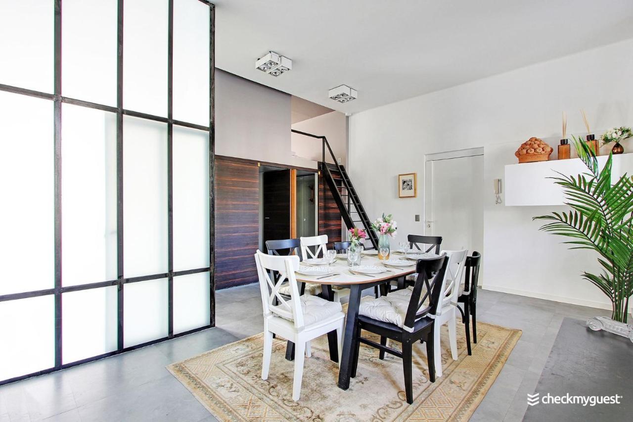 Апартаменти Superbe Loft 2Br - Buttes Chaumont Париж Екстер'єр фото