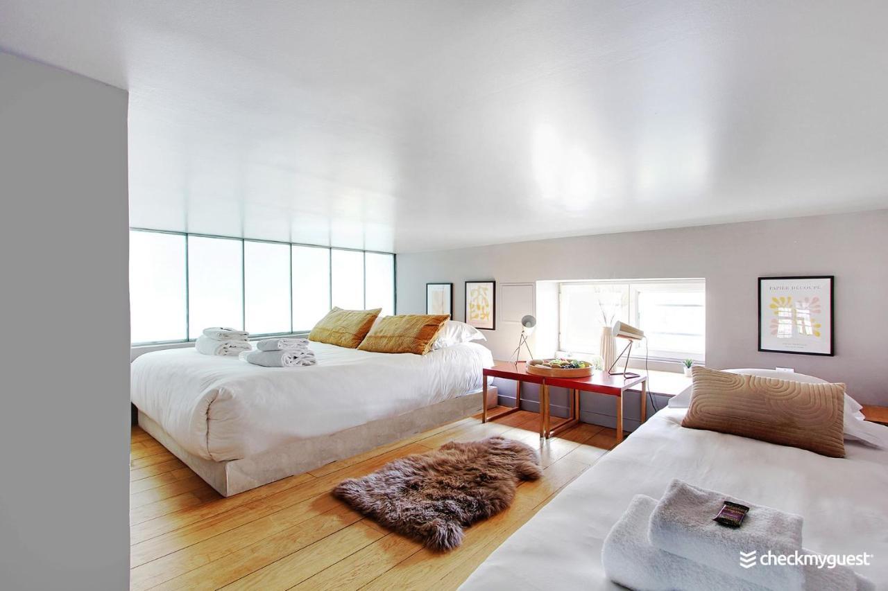 Апартаменти Superbe Loft 2Br - Buttes Chaumont Париж Екстер'єр фото